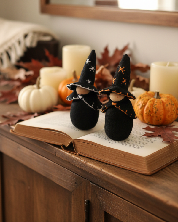 Little Black Fabric Witch