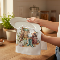 Pumpkin Patch Tea Towel - Farmer's Market