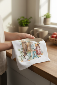 Pumpkin Patch Tea Towel - Farmer's Market