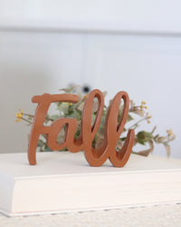Fall Script Word Decor