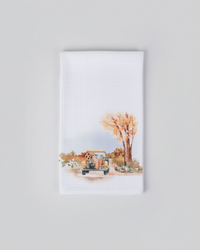 Pumpkin Patch Tea Towel - Autumn Truck