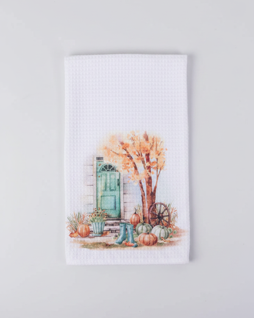 Pumpkin Patch Tea Towel - Farmhouse Door