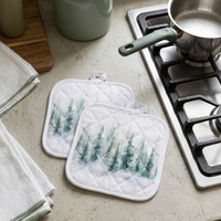 Forest Pot Holders Set of 2