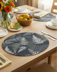 Blue Fern Botanical Textile Collection