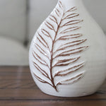 Fern Speckled Ceramic Vase