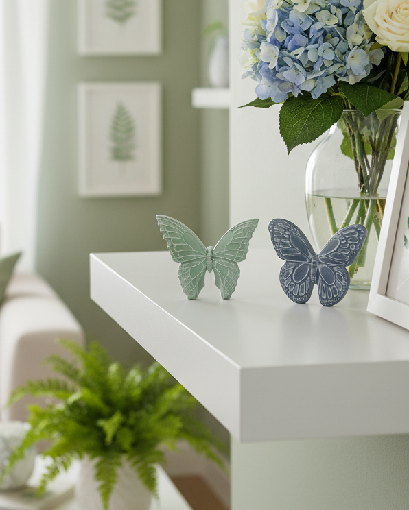 Fern Haven Resin Butterfly