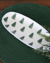Fir Tree Oval Platter