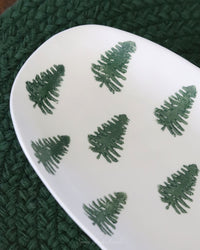 Fir Tree Oval Platter