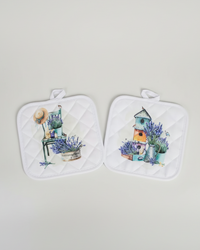French Lavender Pot Holders Set of 2