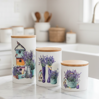 French Lavender Canister Set