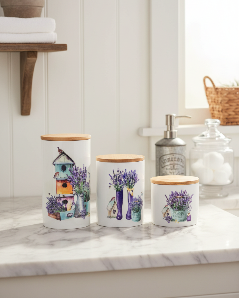 French Lavender Canister Set
