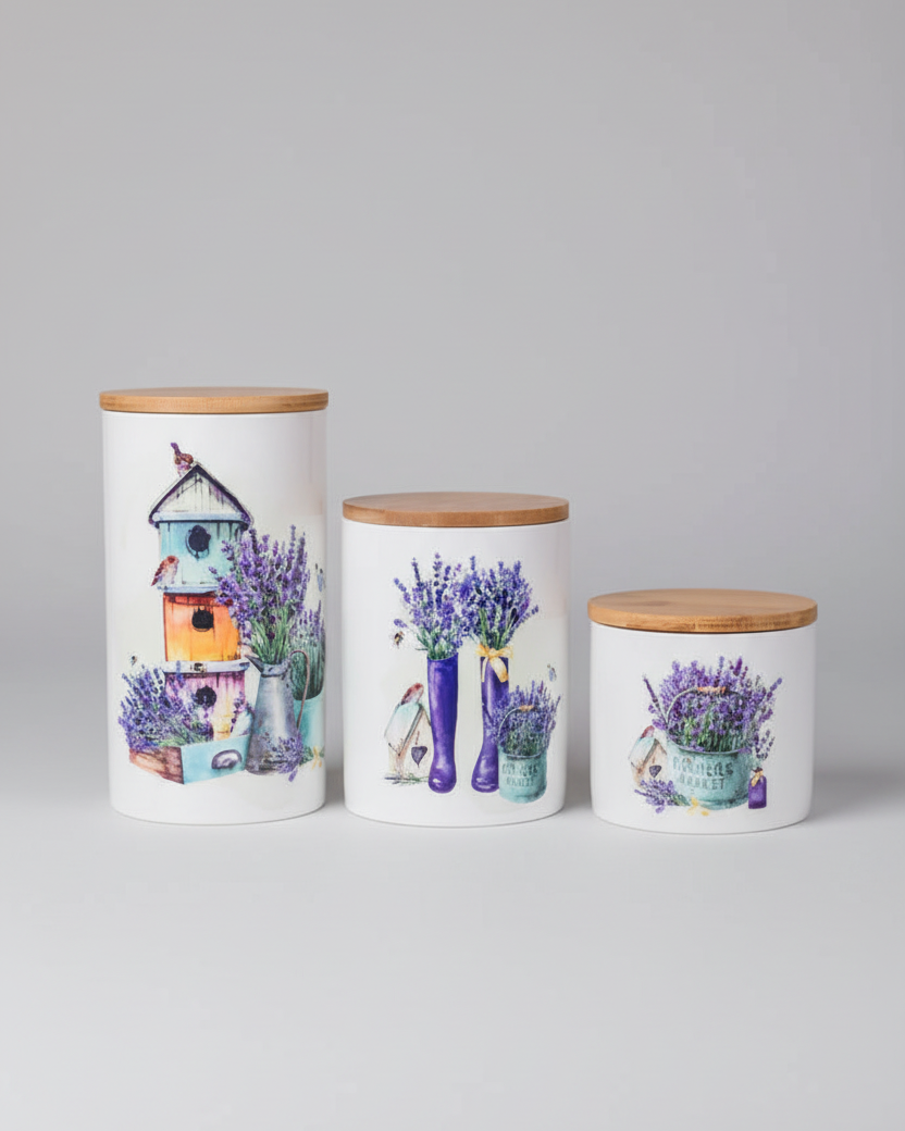 French Lavender Canister Set