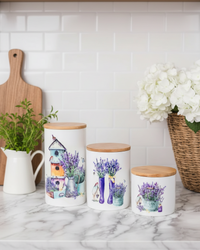 French Lavender Canister Set
