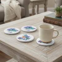 French Lavender Coasters Set of 4