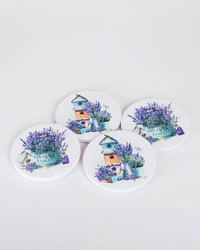 French Lavender Coasters Set of 4