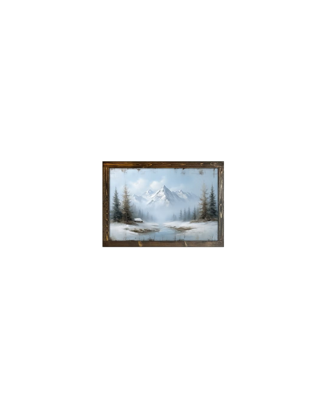 Frostlight Hollow Canvas Print
