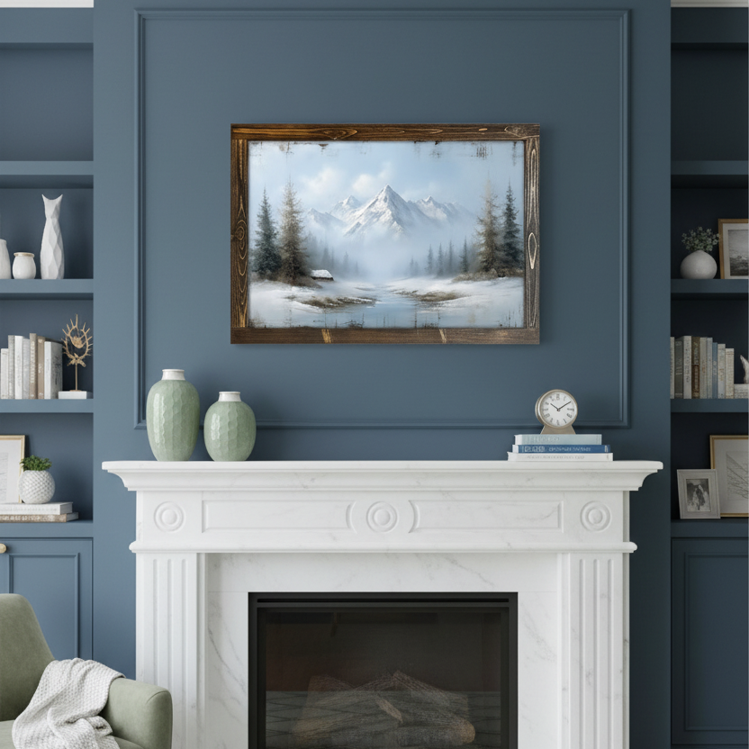 Frostlight Hollow Canvas Print