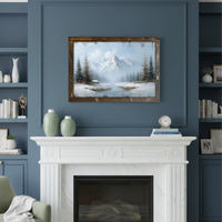 Frostlight Hollow Canvas Print