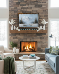 Frostlight Hollow Canvas Print