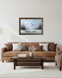 Frostlight Hollow Canvas Print