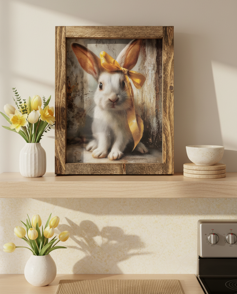 Soft Paws, Early Spring Canvas Print