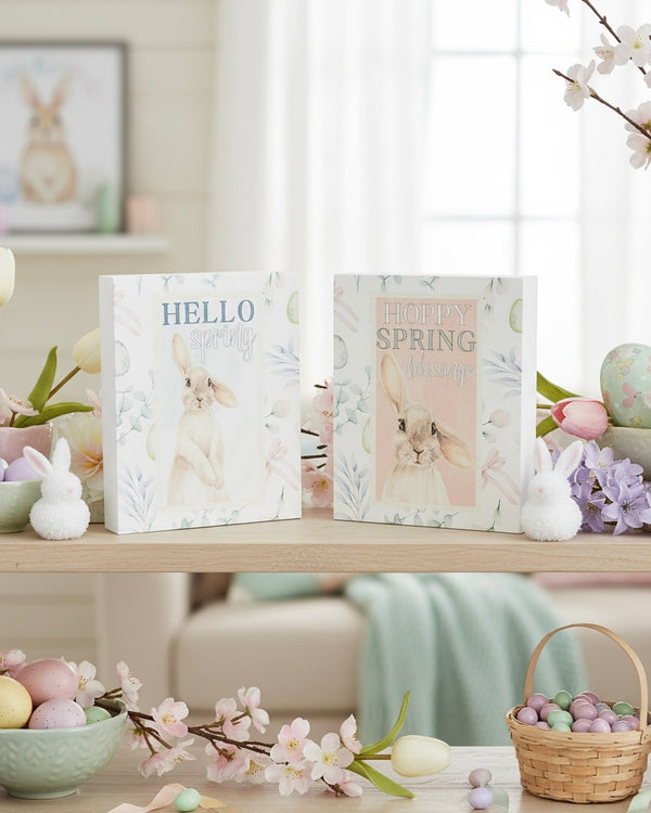 Spring Bunny Block
