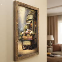 Petals on Rue Fleur Canvas Print