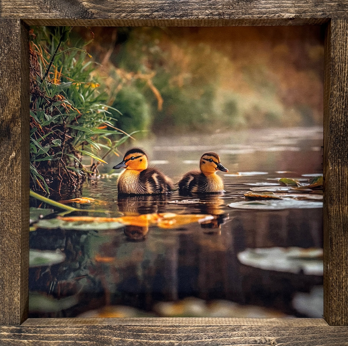 Quiet Water Pair Canvas Print Exclusive