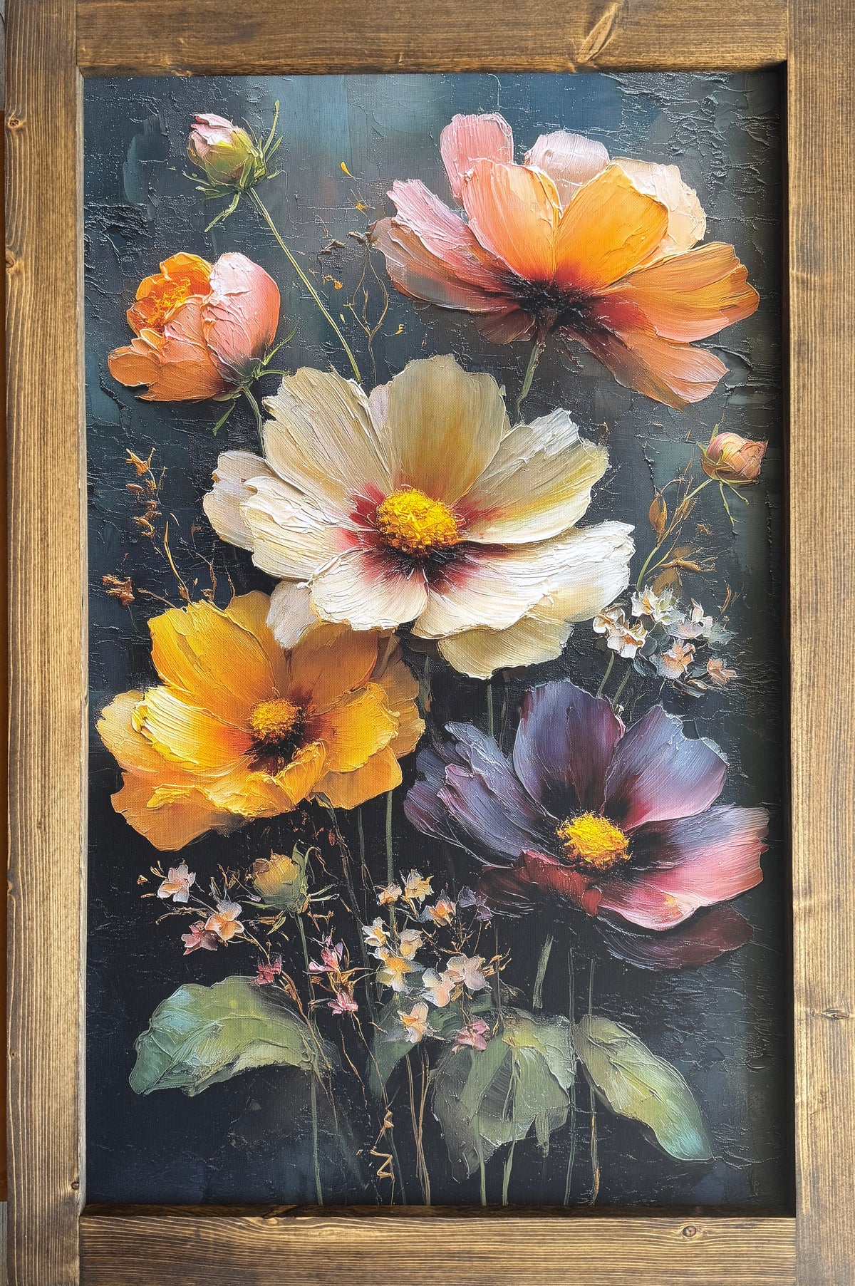 Upright In Bloom Canvas Print