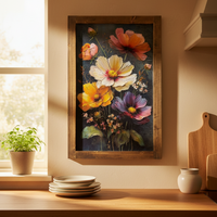 Upright In Bloom Canvas Print