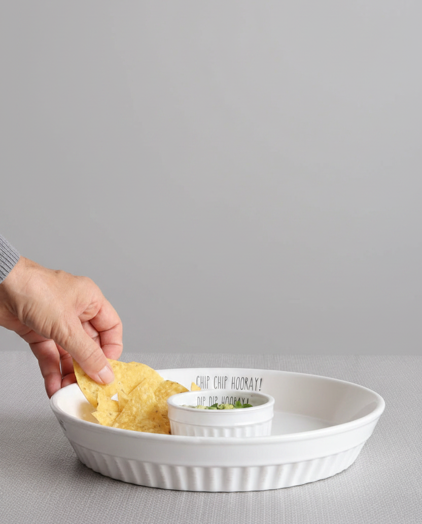 Chip Chip Hooray Chip and Dip Tray