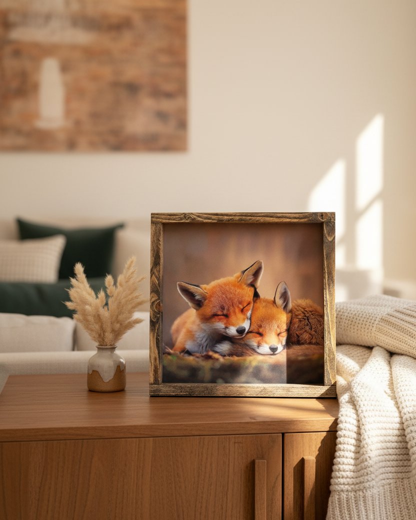 Tucked Together Canvas Print exclusive