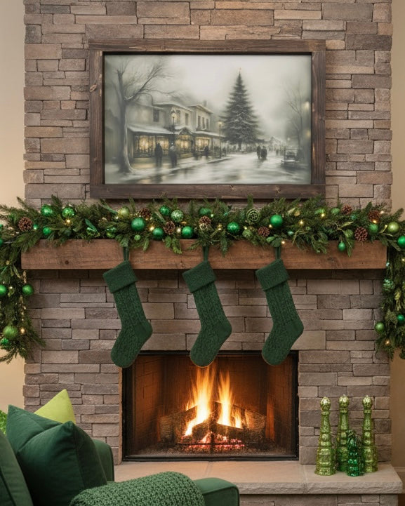 The Christmas Square Canvas Print