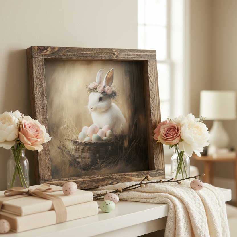 Hoppy Easter Canvas Print