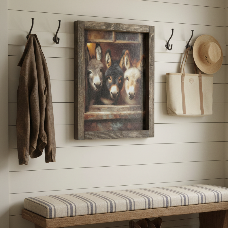 Window Watchers Canvas Print