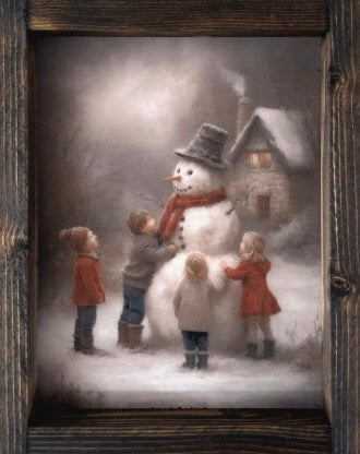 Frosty Friends Canvas Print