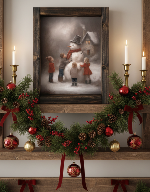 Frosty Friends Canvas Print