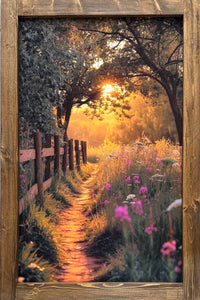 Path Of Gold Canvas Print Exclusive