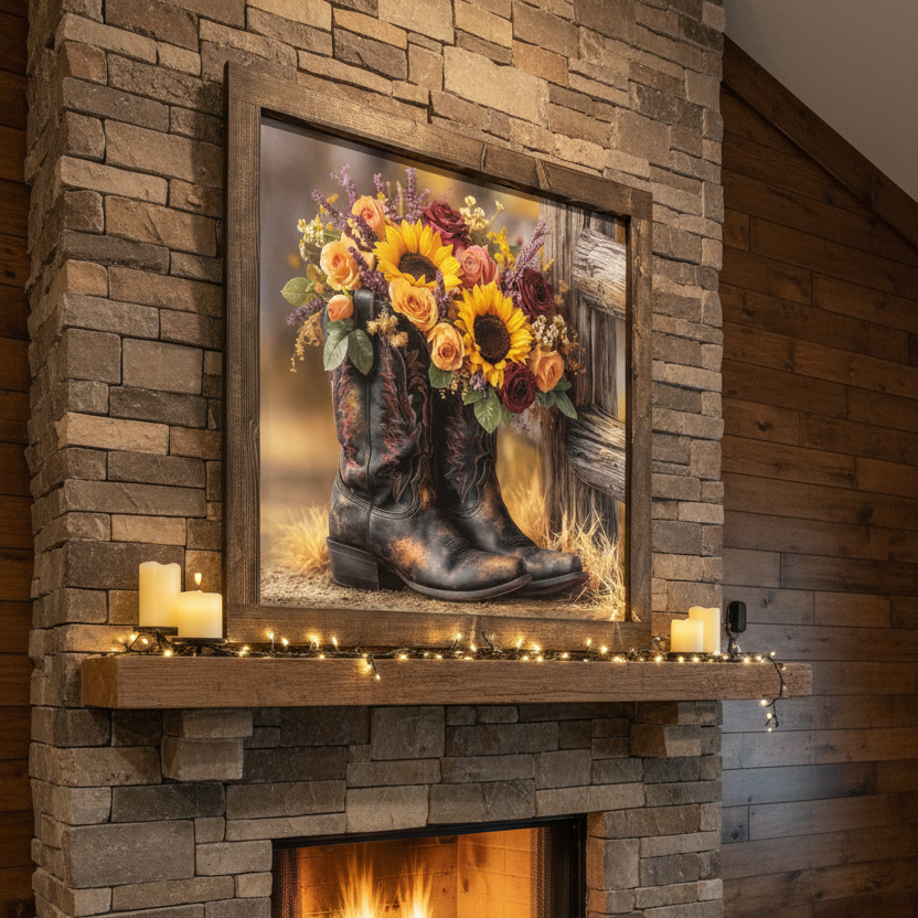 Sunflower Saddle Canvas Print