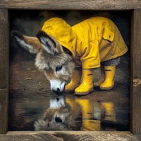 Rainy Snout Canvas Print