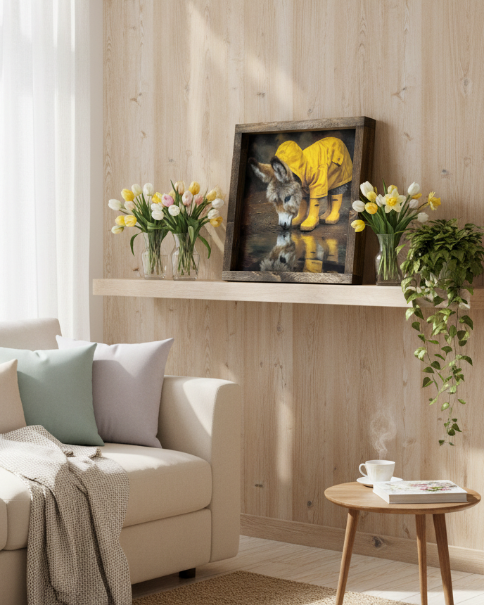 Rainy Snout Canvas Print