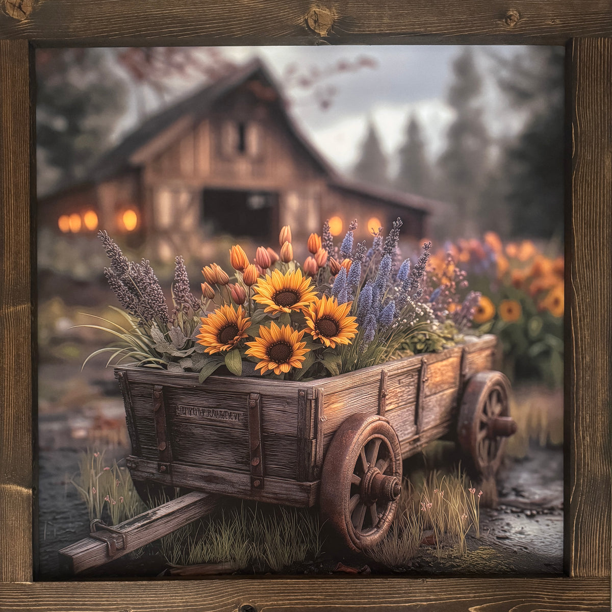 Blooms at Sundown Canvas Print