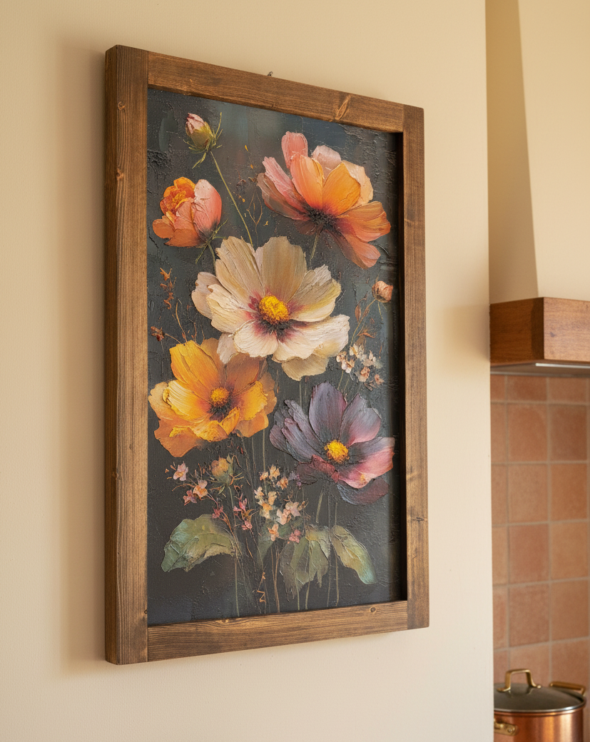 Upright In Bloom Canvas Print