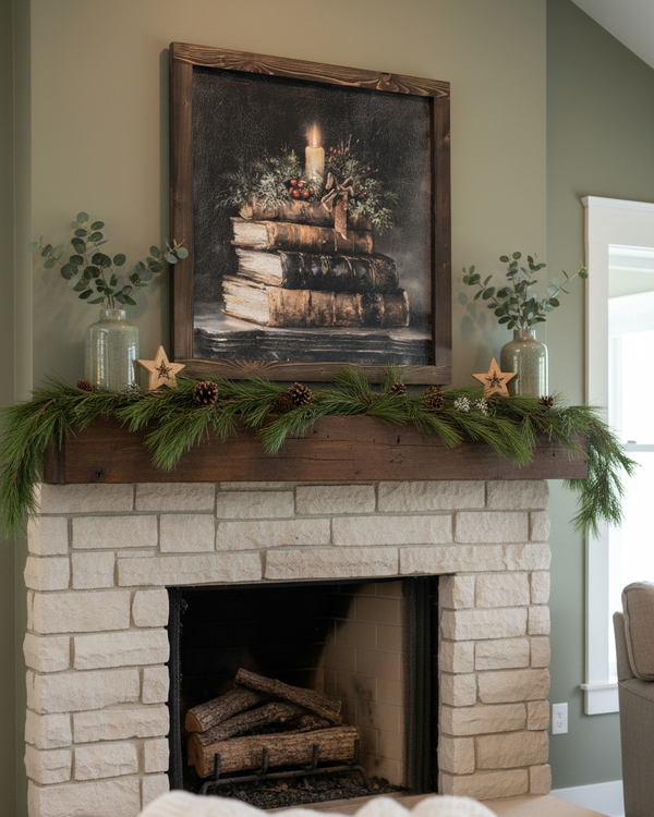 Christmas Chapters Canvas Print