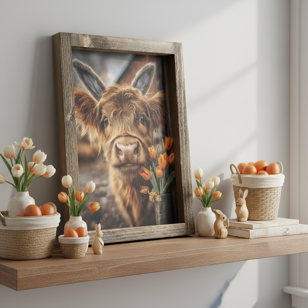 Tulip Peek Canvas Print