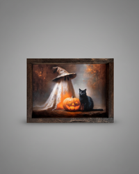 Pumpkin Glow Friends Canvas Print Exclusive