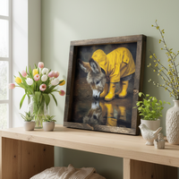 Rainy Snout Canvas Print