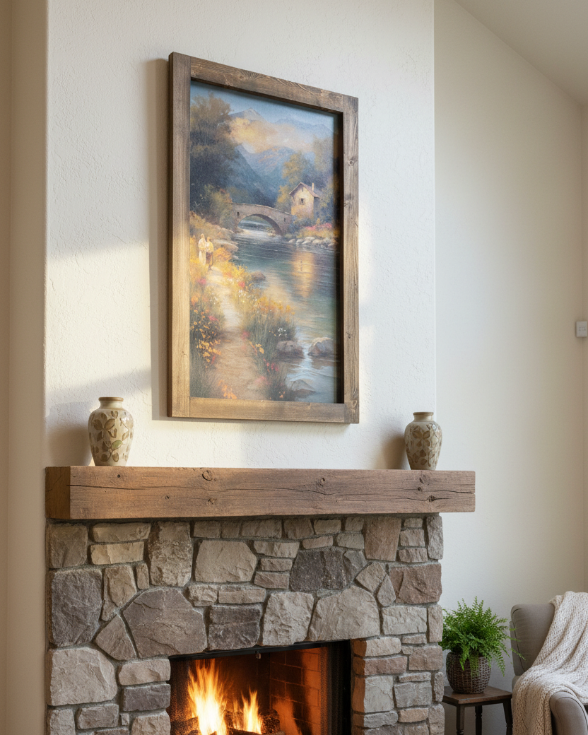 Riverbend Stroll Canvas Print Exclusive