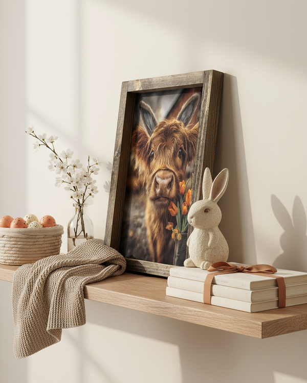 Tulip Peek Canvas Print