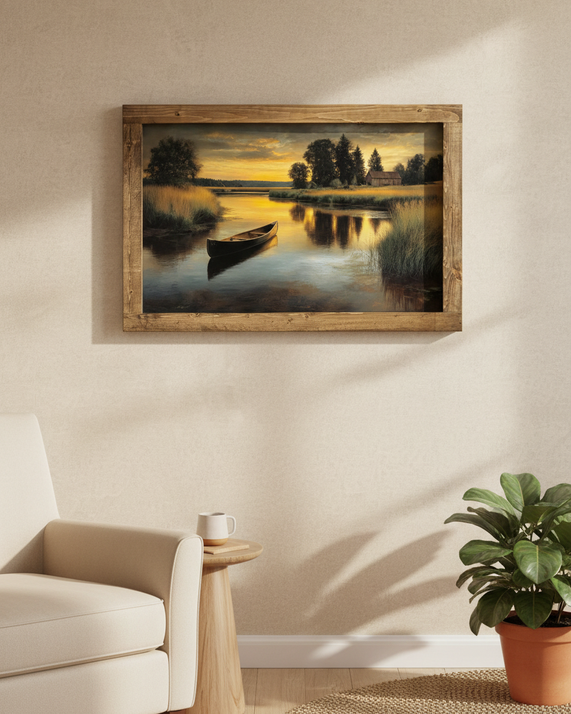 Where Light Settles Canvas Print